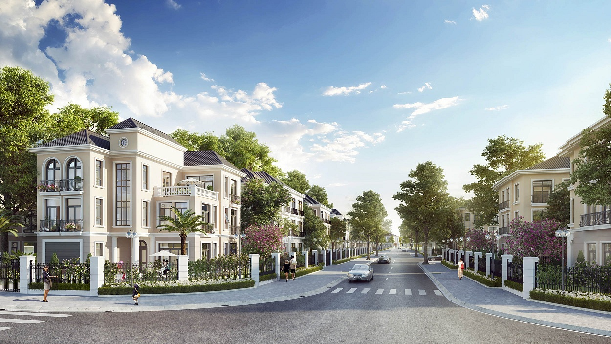 Biệt thự Vườn Đào nổi bật với vị trí ven Hồ Tây, không gian riêng tư và cộng đồng cư dân cao cấp (Nguồn hình: Internet)