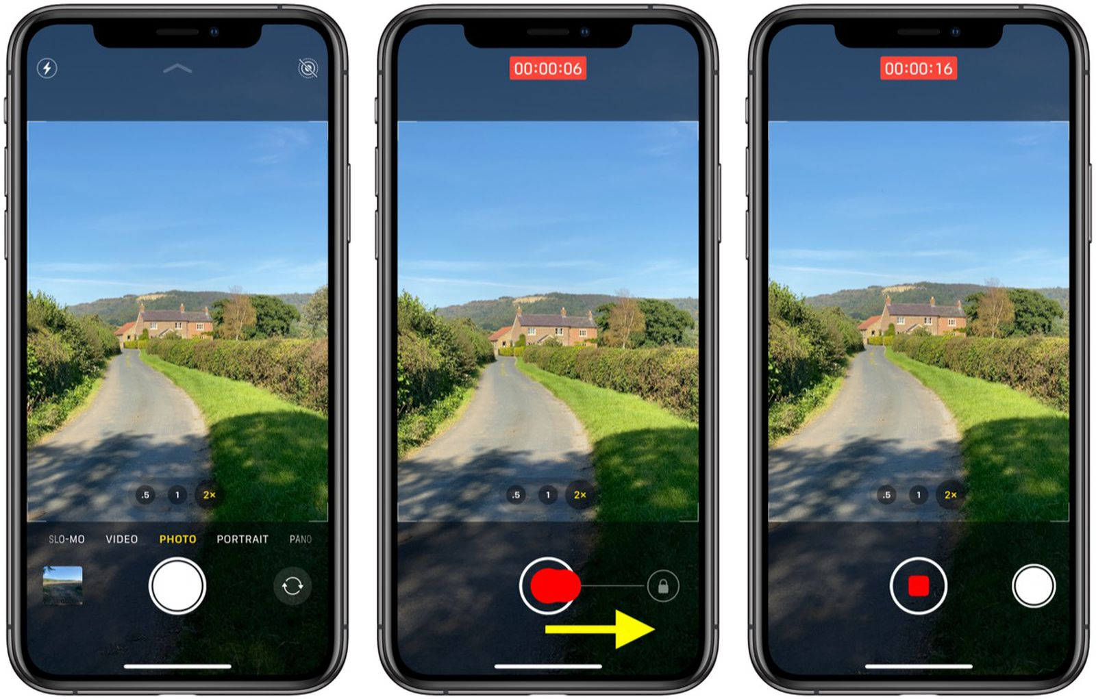 Hướng dẫn bật chế độ QuickTake trên iPhone