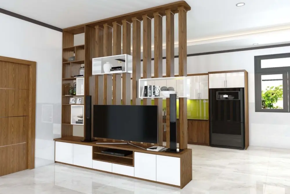 cách bố trí phòng bếp hợp phong thủy - vách ngăn bếp