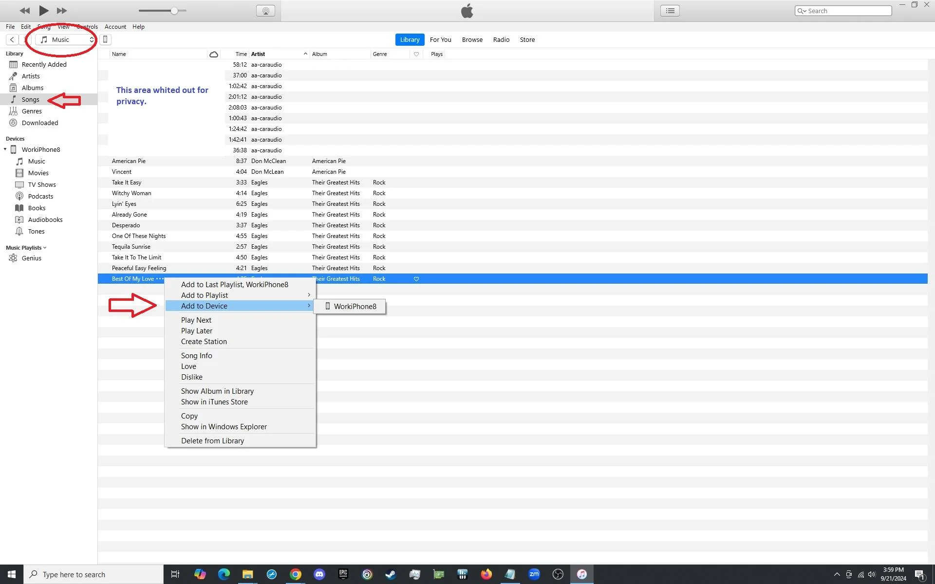 Với Windows, người dùng có thể nhập MP3 vào ứng dụng Apple Music, sau đó sử dụng Apple Devices để đồng bộ nhạc sang iPhone (Nguồn: Internet)