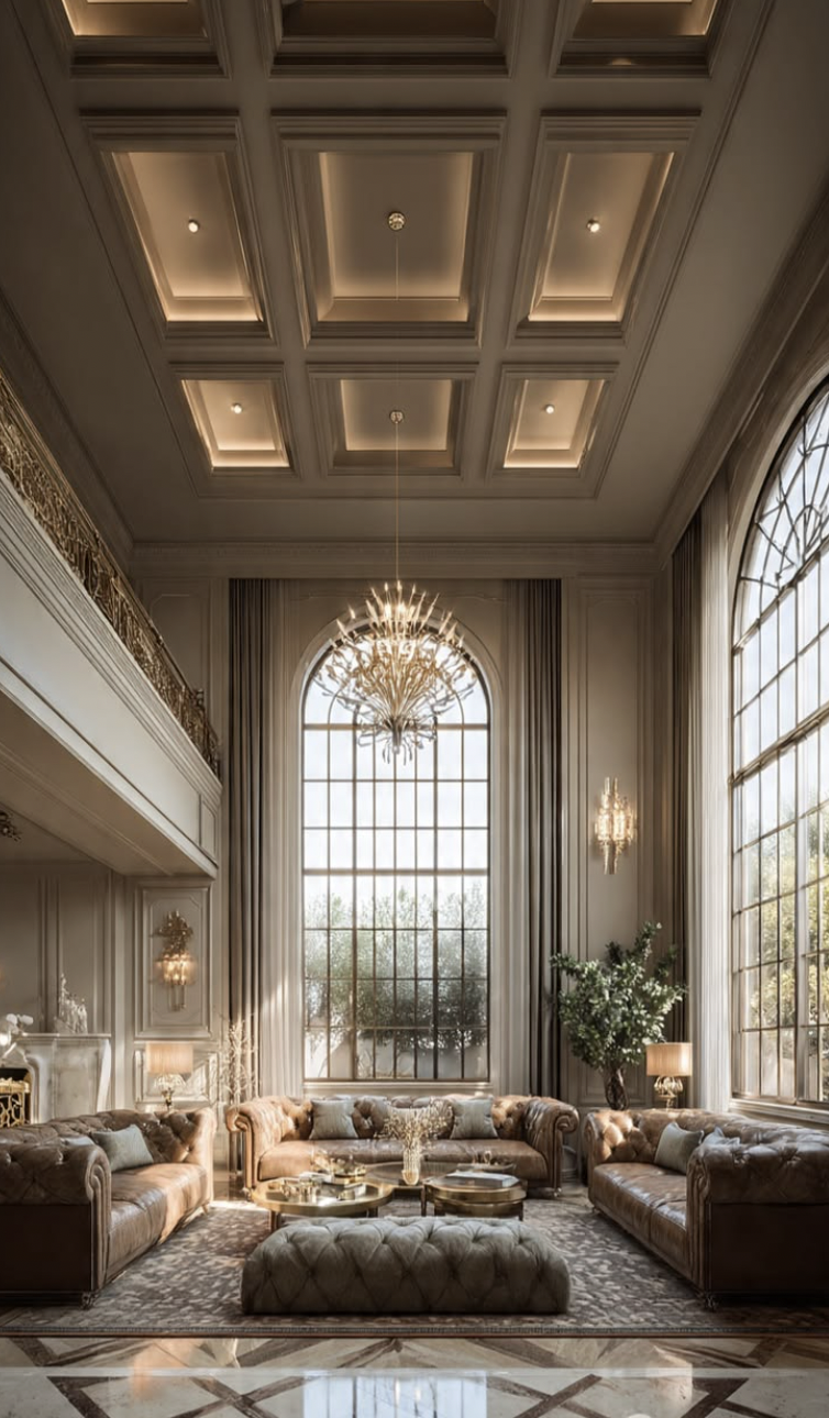 Luxury được diễn giải theo hướng tinh gọn hơn, chú trọng tỷ lệ, vật liệu, ánh sáng và công năng vào cuối thế kỷ 20