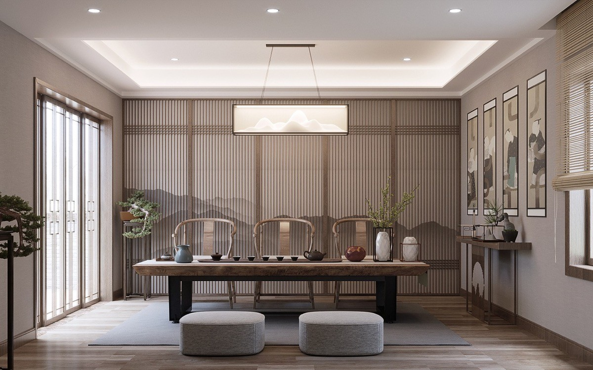 Sự tĩnh lặng của phông nền trung tính là bệ phóng hoàn hảo cho các chất liệu quý tự do tỏa sáng. (Nguồn ảnh: Internet)