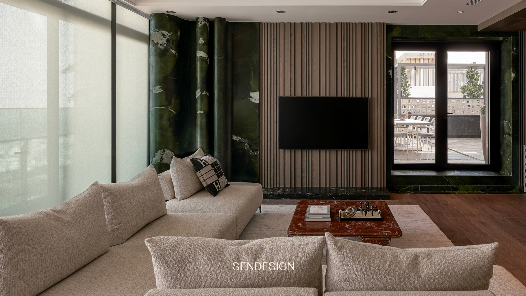 Modern Luxury phù hợp với gia chủ yêu không gian gọn gàng, mặt bằng mở và cách thể hiện cá tính qua vật liệu