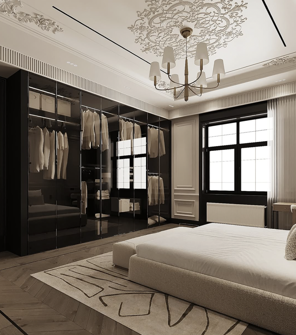 Neo Classic chú trọng tỷ lệ, tính đối xứng và chi tiết kiến trúc được tiết chế, tạo cảm giác trang nhã và cân bằng (Nguồn hình: Internet)