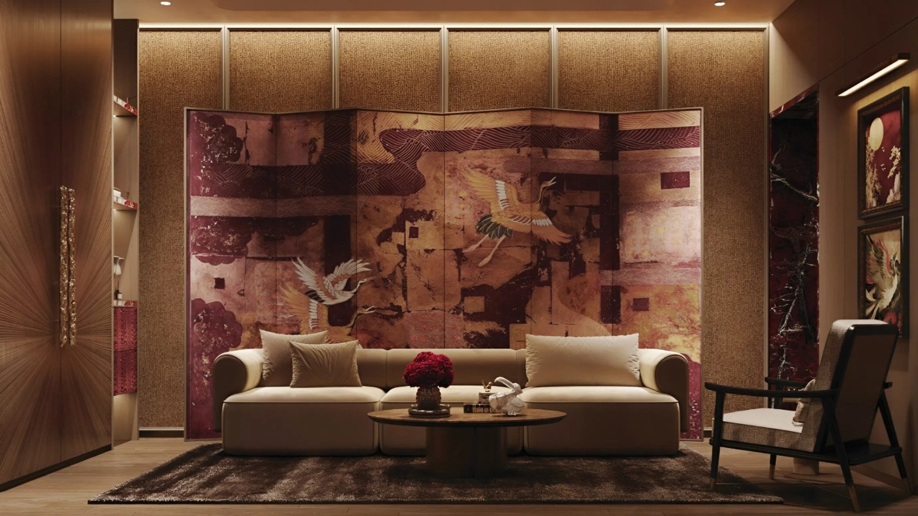 Art Deco trở thành cầu nối khi kết hợp vẻ sang trọng với hình học, vật liệu hiện đại và đường nét rõ ràng