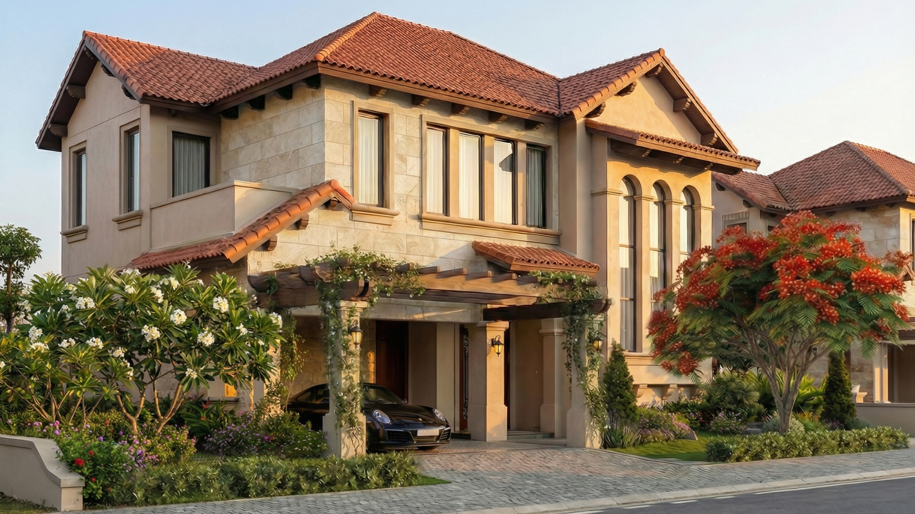 Biệt thự nghỉ dưỡng 2 tầng tách khu chung và riêng, master mở view